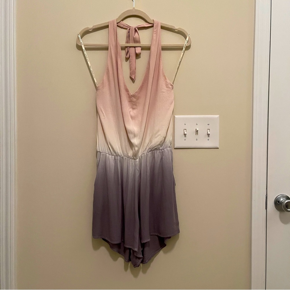 Young Fabulous Broke Ombré Halter Romper